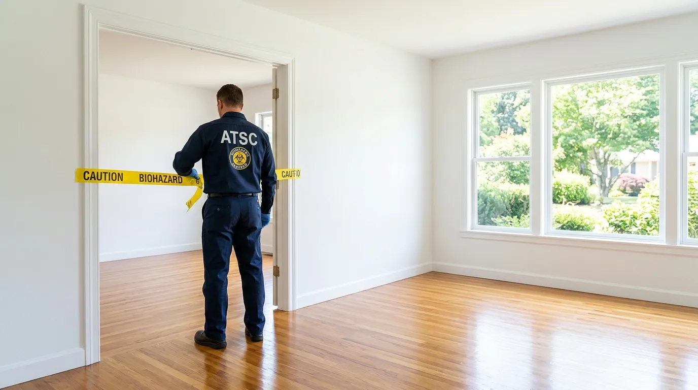 Certified biohazard cleanup crew performing Decomposition Cleanup in Saint Pete Beach