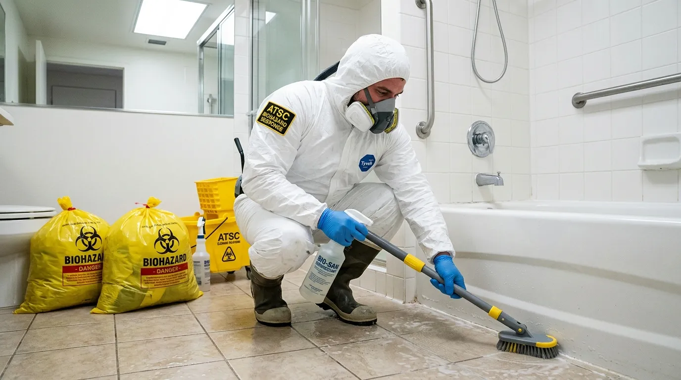 Decontamination equipment deployed for Blood Cleanup in Saint Pete Beach